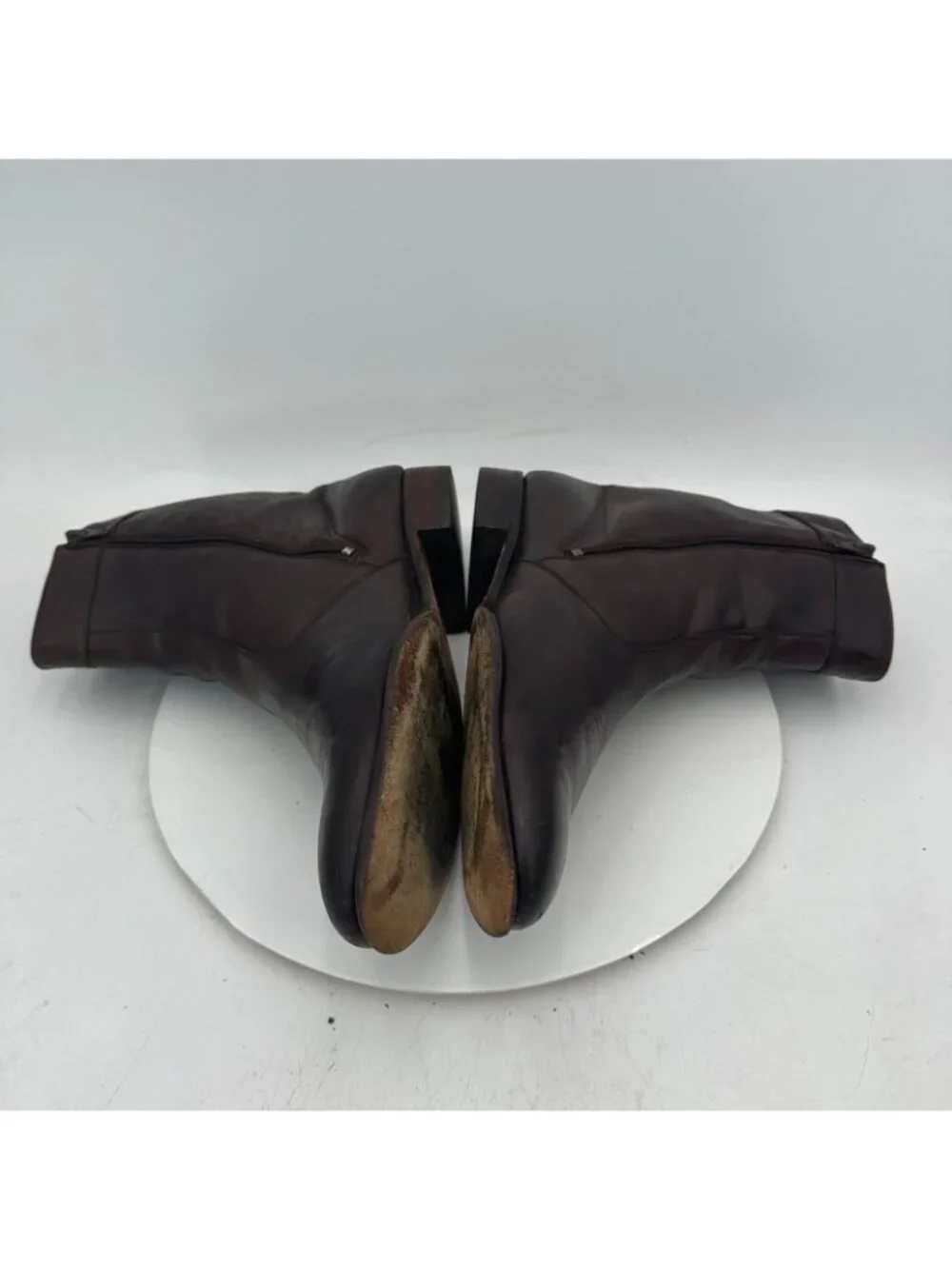 Bally Lexus Parawet Men Size 13M Dark Brown Leather Side Zip Ankle Boot